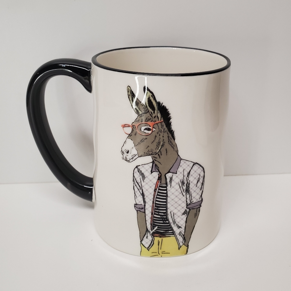 NWOT Signature housewears hipster donkey coffee ☕️/ tea mug 518 ml / 17 …
